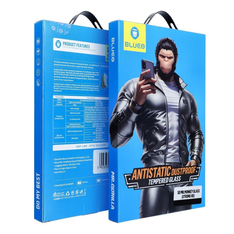 LCD protective glass 5D Mr. Monkey Glass (Strong HD) Apple iPhone 13 Pro Max black