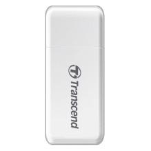 ATMINTINĖS SKAITYTUVAS FLASH USB3.1 / BALTAS TS-RDF5W TRANSCEND