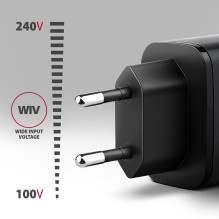 MOBILE CHARGER WALL USB 67W / GAN 2PORT ACU-PQ67 AXAGON