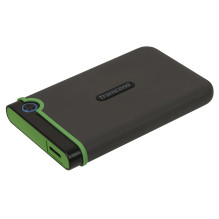 External HDD, TRANSCEND, StoreJet, 1TB, USB 3.0, Colour Green, TS1TSJ25M3S