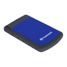 Išorinis HDD, TRANSCEND, StoreJet, 1TB, USB 3.0, mėlyna spalva, TS1TSJ25H3B