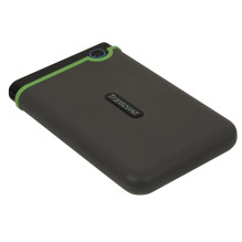 External HDD, TRANSCEND, StoreJet, 2TB, USB 3.0, Colour Green, TS2TSJ25M3S