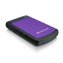 External HDD, TRANSCEND, StoreJet, 2TB, USB 3.0, Colour Purple, TS2TSJ25H3P