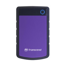 Išorinis HDD, TRANSCEND, StoreJet, 2TB, USB 3.0, violetinė spalva, TS2TSJ25H3P