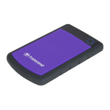 External HDD, TRANSCEND, StoreJet, 2TB, USB 3.0, Colour Purple, TS2TSJ25H3P