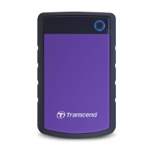 External HDD, TRANSCEND, StoreJet, 4TB, USB 3.0, Colour Purple, TS4TSJ25H3P
