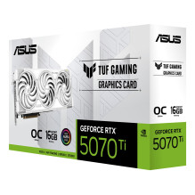 Vaizdo plokštė, ASUS, NVIDIA, GeForce RTX 5070 Ti, 16 GB, GDDR7, 256 bitų, PCI Express 5.0, aktyvus, RTX5070TI-O16G-WHIT