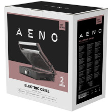 AENO Electric Grill EG2: 2000W, Temperature regulation, Max opening angle -180°, Plate size 290*234mm