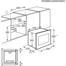 Electrolux LMS2203EMK Black Solo microwave Built-in 700 W