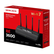 Belaidis maršrutizatorius, MERCUSYS, Maršrutizatorius, 3600 Mbps, Antenų skaičius 4, MR27BE