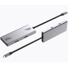 I / O HUB USB-C 4PORT / UHB-CM-U310-A2C2-01 GEMBIRD I / O HUB USB-C 4PORT / UHB-CM-U310-A2C2-01 GEMBIRD