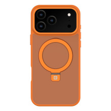 Evelatus Apple iPhone 17 Pro Max Shield Case With MagSafe &amp; Stand Matte Orange