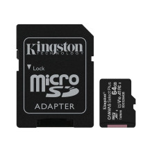 Kingston MicroSDXC Canvas Select Plus 64 GB 100R A1 C10 Card+