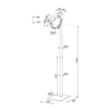 TABLET ACC FLOOR STAND / FL15-625WH1 NEOMOUNTS
