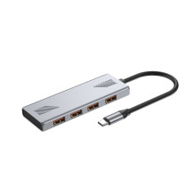 Gembird UHB-CM-U310-A4-01, 4-port USB-A 3.2 (Gen 2) Type-C hub
