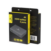 Gembird DSP-HDMI4K-4P-01 HDMI splitter, 4 ports