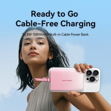 POWER BANK USB 10000MAH 22.5W / PINK FHZP0 VENTION