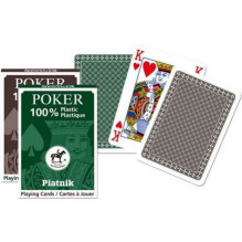 Piatnik Piatnik Karty Pojedyncze Talie 'Plastik Poker'