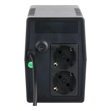 UPS, DAHUA, 360 W, 0,6 kVA, bangos formos sinusas / grynas sinusas, linijinis interaktyvus, juodas, PFM3350-600