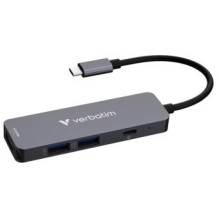 Docking station Verbatim USB-C Essentials Multiport Hub 4 Port