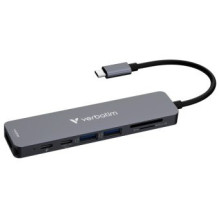 Docking station Verbatim USB-C Essentials Multiport Hub 7 Port