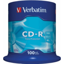 Matrix CD-R Verbatim 700MB 1x-52X Extra Protection, 100 Pack Spindle