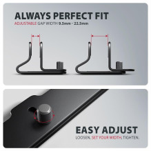 NB ACC STOVAS 10"-17,3" / VERT. ALIUMINIS STND-VB AXAGON