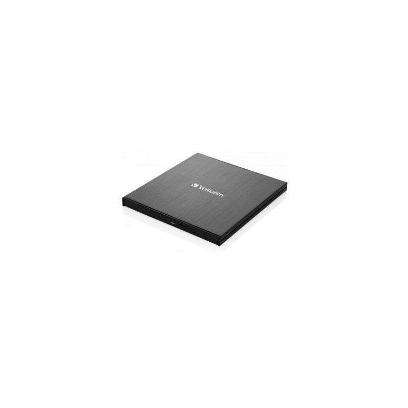Ārējais CD / DVD rakstītājs Verbatim External Slimline USB-C Black