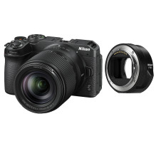Nikon Z 30, (Z30) + NIKKOR Z DX 18-140mm f / 3.5-6.3 VR + FTZ II Adapter