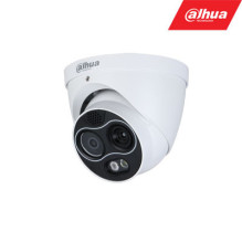 Thermal hybrid IP camera TPC-DF1241-D3F4. Thermal resolution 256x192, lens 2mm + 4MP 4mm.