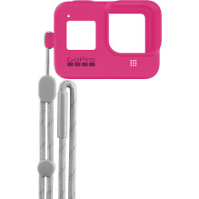 GoPro Sleeve + Lanyard (HERO8) electric pink