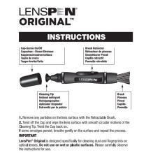Valymo pieštukas Lenspen Original Extra Tip Invisible Carbon 12mm Valymo pieštukas Lenspen Original Extra Tip Invisible Carbon 12mm
