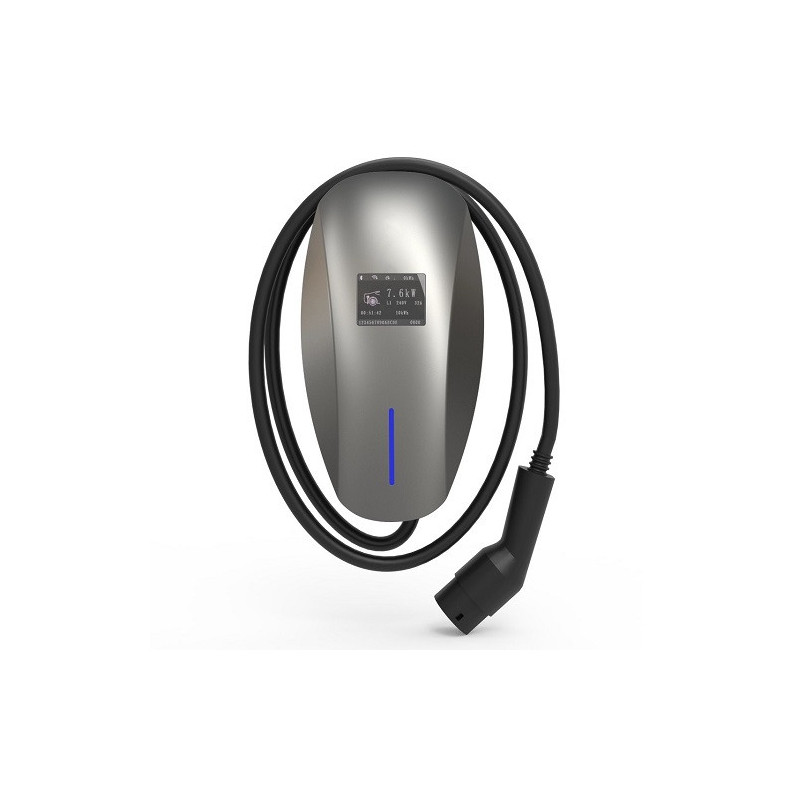 Electric vehicle charging station, Type 2, 22kW, 32A, 3-phase, 5m