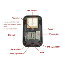 Portable GPS tracking device for people