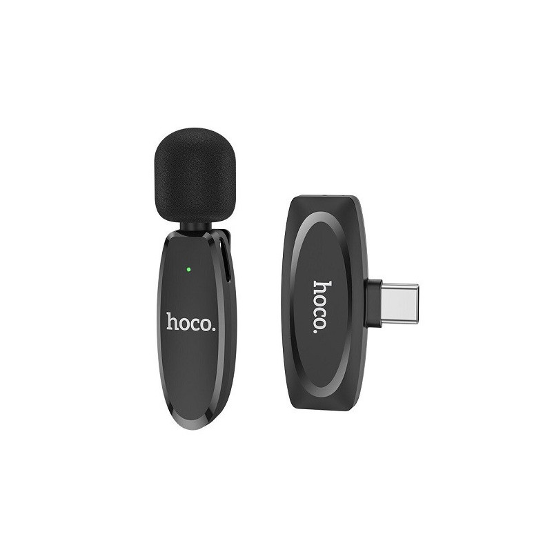 Wireless digital microphone HOCO L15, clip-on, USB Type-C