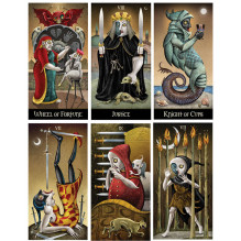 US Games Systems Deviant Moon Borderless Edition Tarot Cards