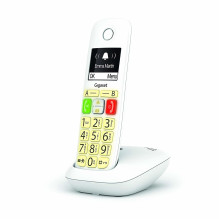 Cordless Phone - Gigaset E290 Large Buttons, 150 Contacts, Call Blocking, White