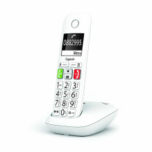 Cordless Phone - Gigaset E290 Large Buttons, 150 Contacts, Call Blocking, White
