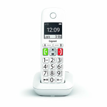 Cordless Phone - Gigaset E290 Large Buttons, 150 Contacts, Call Blocking, White