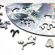 Fantasy Puzzles Dėlionė Iš Medžio Ožiaragis (Zodiakai, 200 Detalių)
