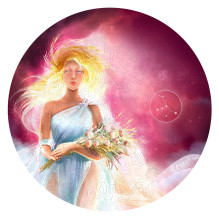 Fantasy Puzzles Virgo (Zodiac) Wooden Puzzle (200 pieces)