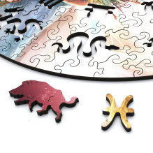 Fantasy Puzzles Mergelė (Zodiakai) Dėlionė Iš Medžio (200 detalių)