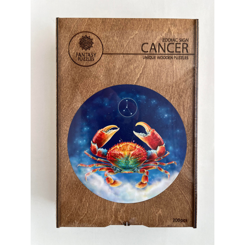 Fantasy Puzzles Cancer (Zodiac) Wooden Puzzle (200 pieces)