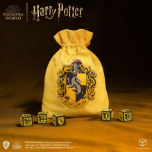 Harry Potter. Hufflepuff Dice &amp; Pouch Kauliukų Ir Maišelio Rinkinys