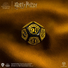 Harry Potter Hufflepuff Modern Dice Kauliukų Rinkinys (Juodos Sp.)