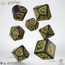 Harry Potter Hufflepuff Modern Dice Dice Set (Black)