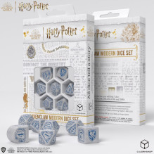 Harry Potter. Ravenclaw Modern Dice Kauliukų Rinkinys (baltos Sp.)