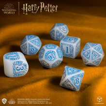 Harry Potter. Ravenclaw Modern Dice Set (White)