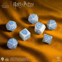 Harry Potter. Ravenclaw Modern Dice Kauliukų Rinkinys (baltos Sp.)