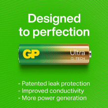 Batteries GP 6LR61 Super Alkaline (G-TECH) 1 pc.